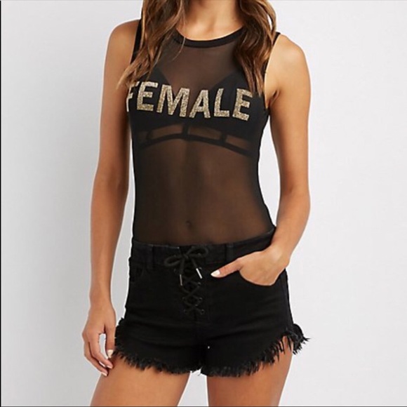 Tops - Female Sheer Bodysuit